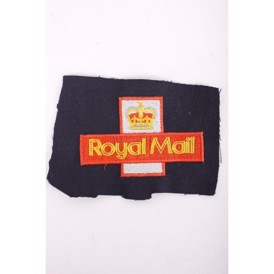 Stofmærke, UK Royal Mail, 80 x 48 mm